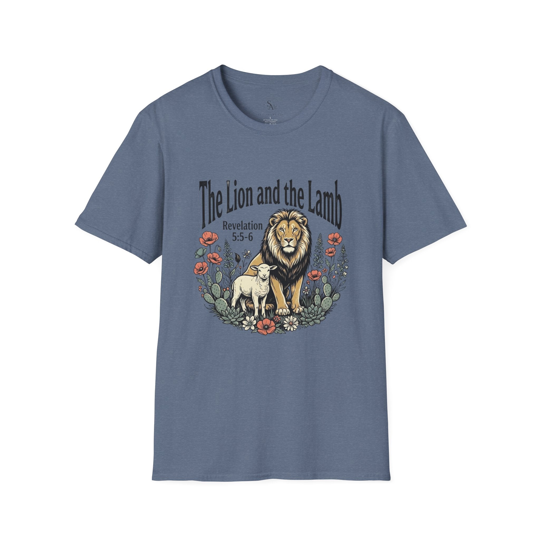 The Lion and the Lamb T-Shirt — Revelation 5:5-6 Faith Tee
