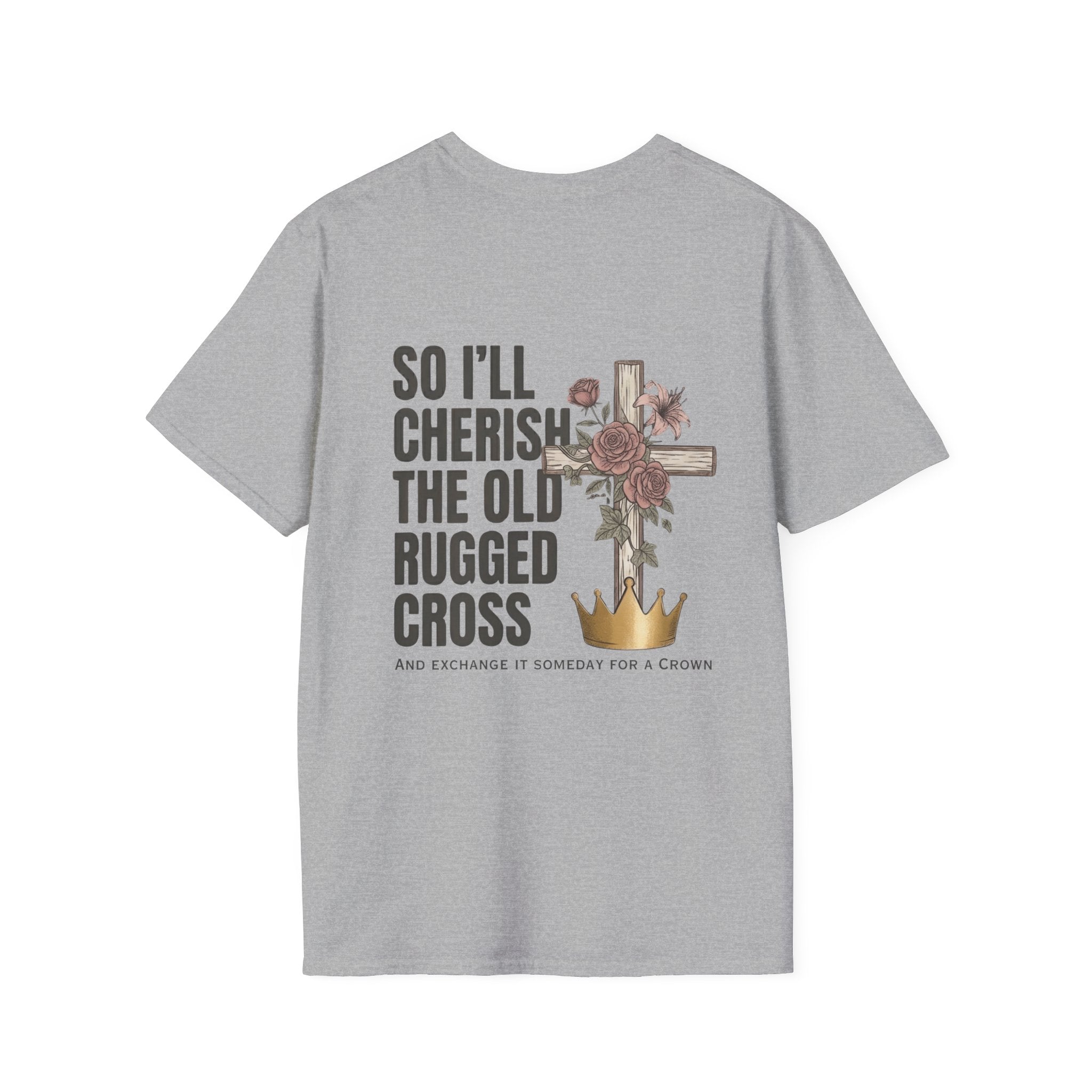 Old Rugged Crows T-Shirt — Floral Christian Faith Tee