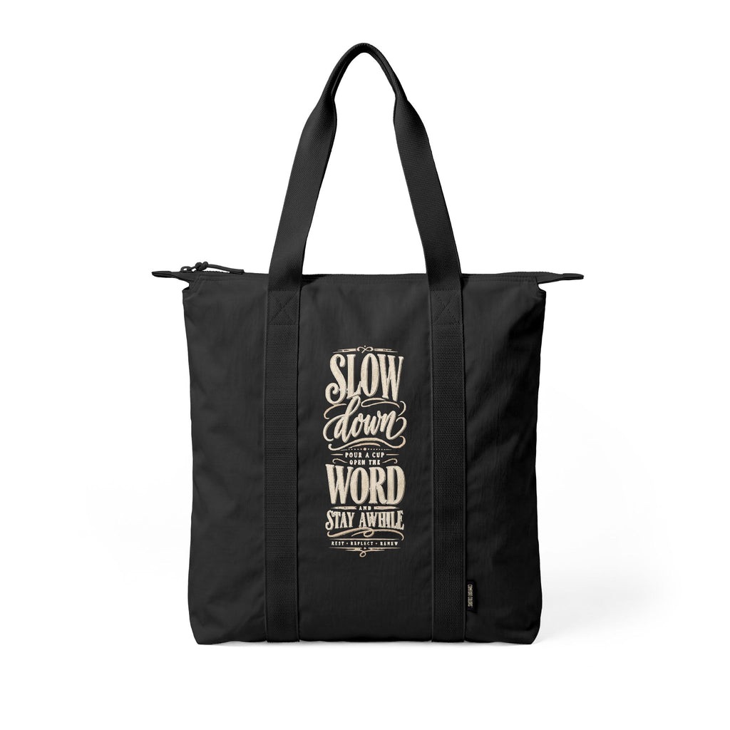 First Coffee, Then All Things Through Christ - Carry-All Tote Bag