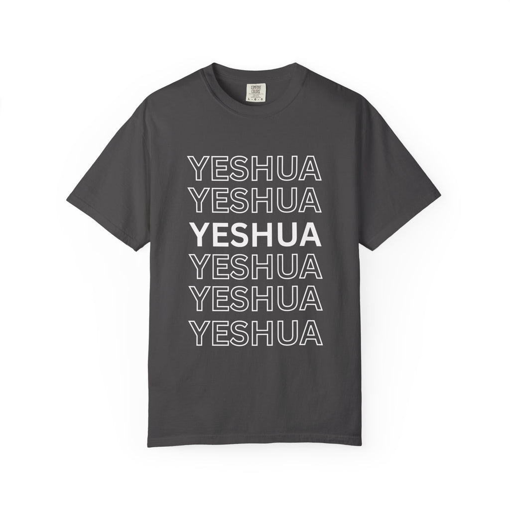 Yeshua Repeat Tee — Christian Faith Graphic T-Shirt