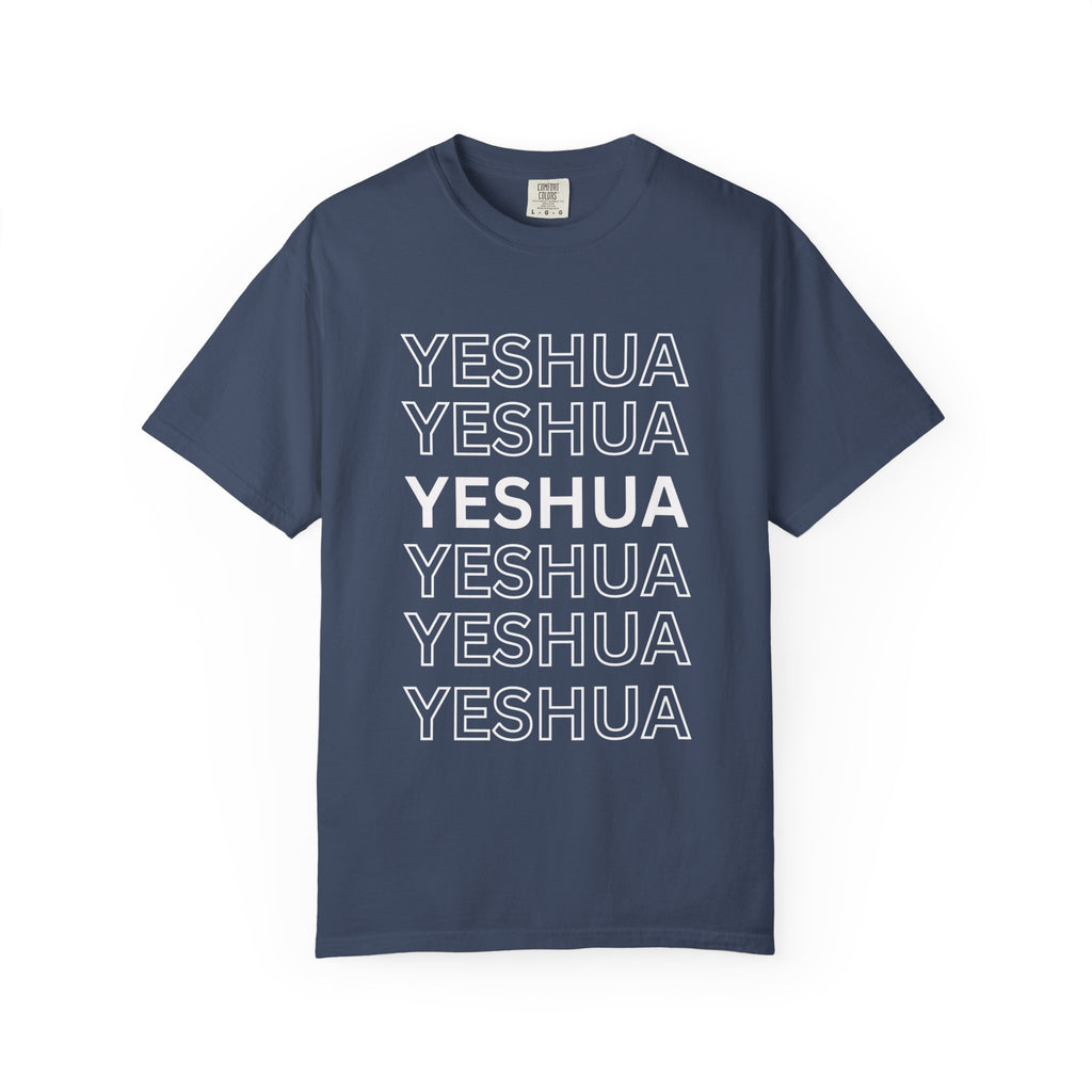 Yeshua Repeat Tee — Christian Faith Graphic T-Shirt