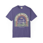 Christian ‘God Is With Us’ Rainbow T-Shirt — Faith-Based Inspirational Tee