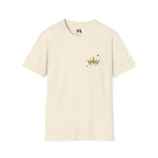 Gold Crown Pocket Tee — Minimal Royal Graphic T-Shirt