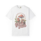 Grow in Faith Mushroom T-Shirt — Spiritual Nature Graphic Tee