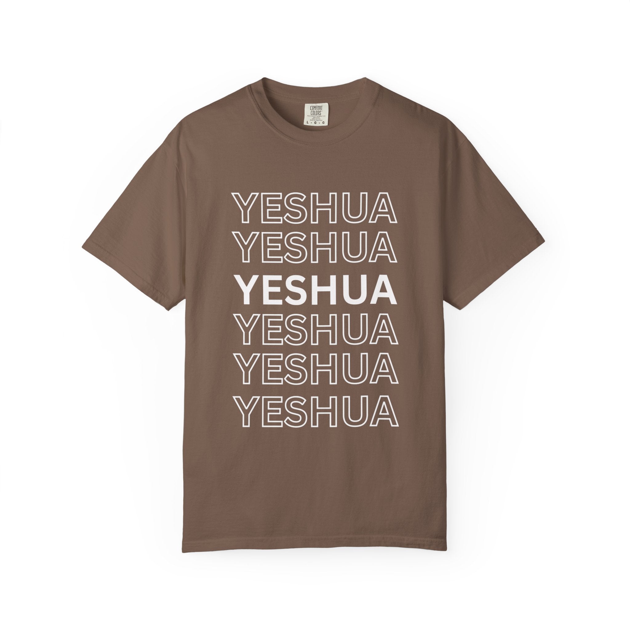 Yeshua Repeat Tee — Christian Faith Graphic T-Shirt