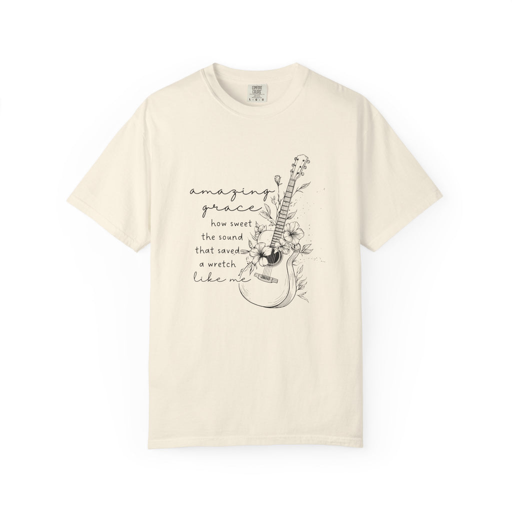 Acoustic Guitar 'Amazing Grace' Graphic T-Shirt