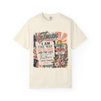Jesus 'I Am The Way' Vintage Floral T-Shirt — Christian Faith Scripture Tee