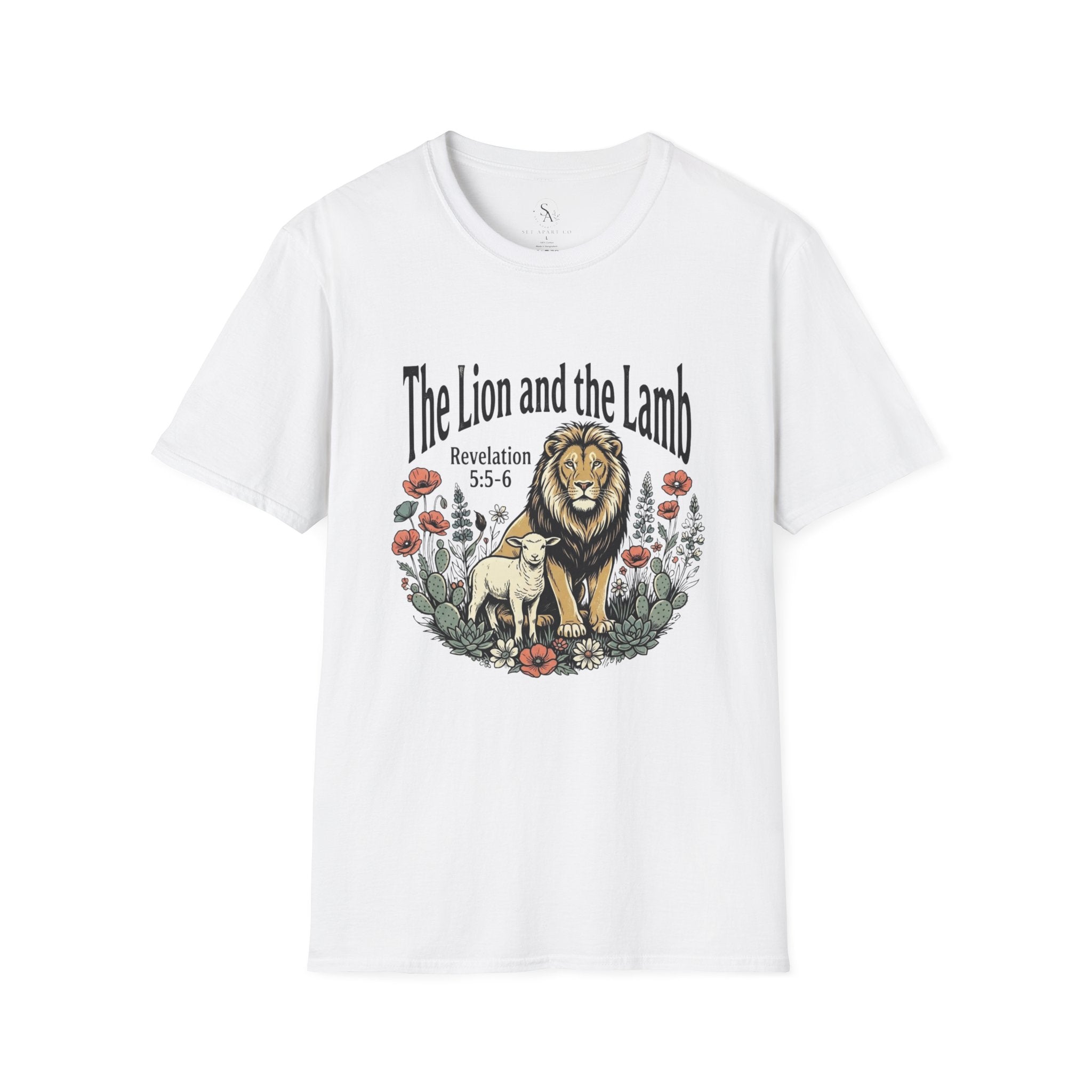 The Lion and the Lamb T-Shirt — Revelation 5:5-6 Faith Tee