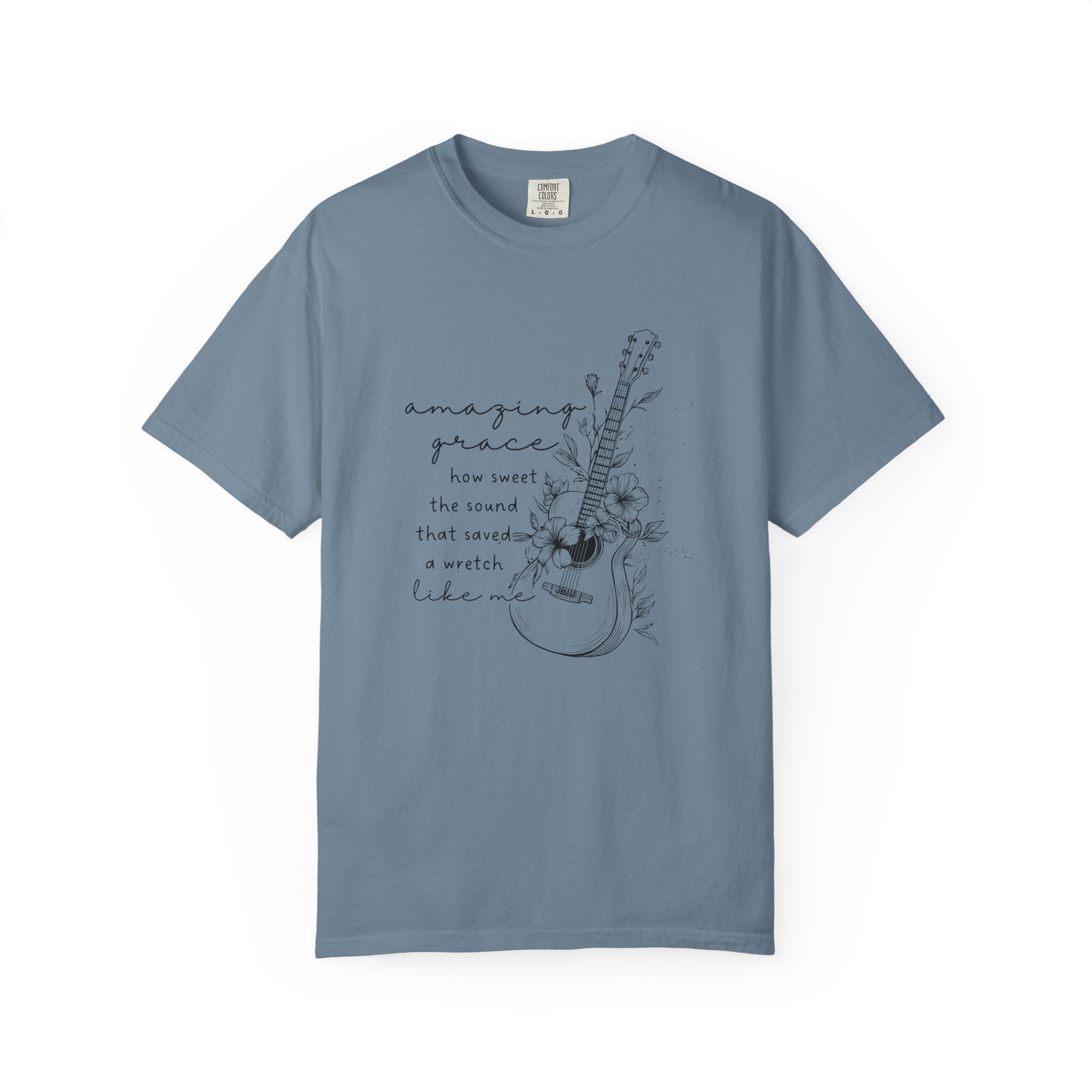 Acoustic Guitar 'Amazing Grace' Graphic T-Shirt