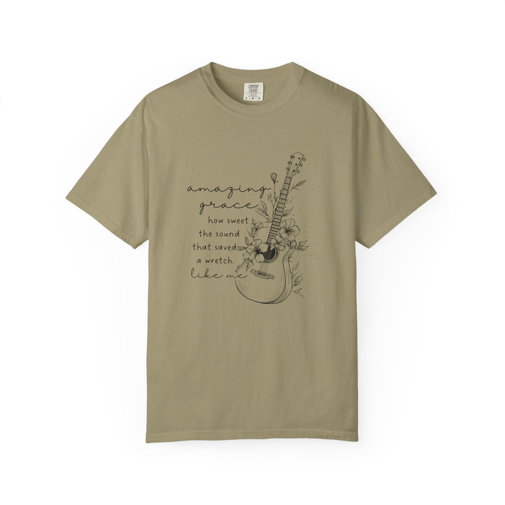 Acoustic Guitar 'Amazing Grace' Graphic T-Shirt
