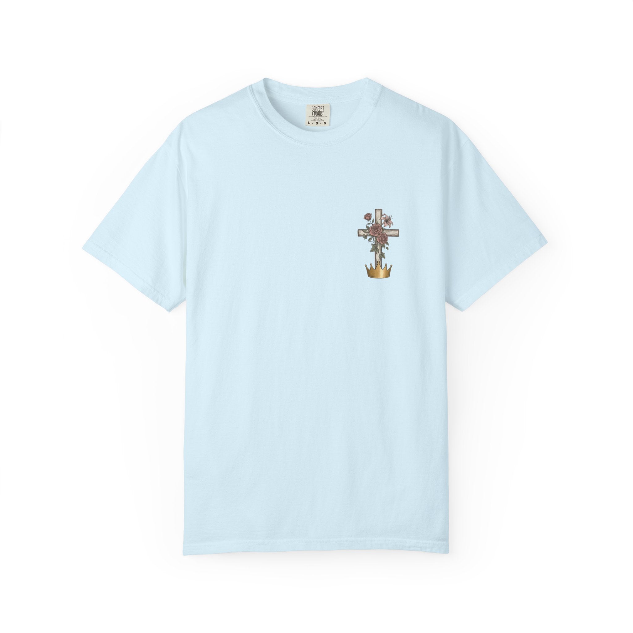 Rugged Cross T-Shirt — “So I’ll Cherish the Old Rugged Cross” Christian Faith Tee