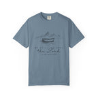 T-Shirt – “Be Still My Soul, the Lord Is On Your Side” Boat & Mountains Faith Tee