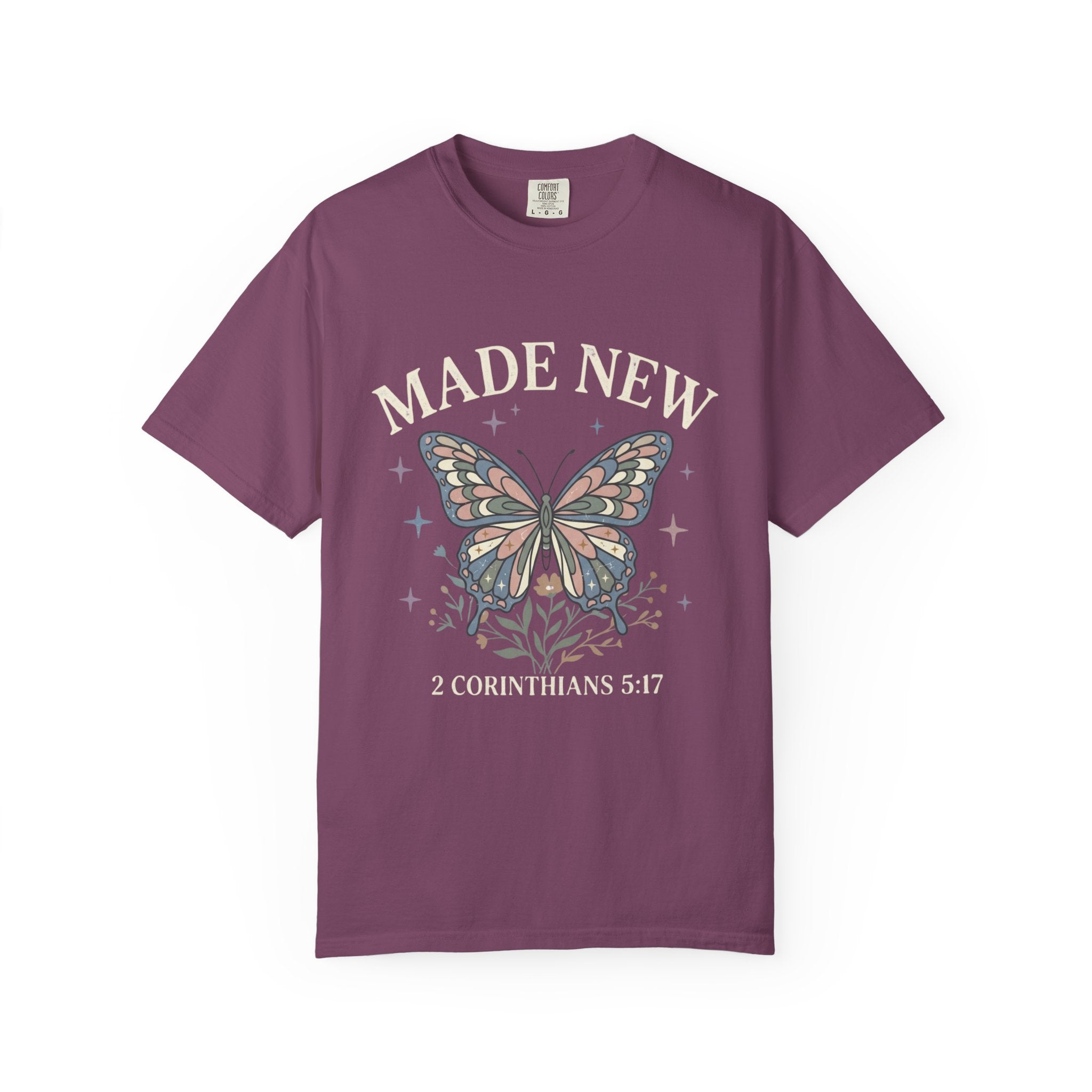 Made New Butterfly T-Shirt — Vintage Botanical Monarch Graphic Tee