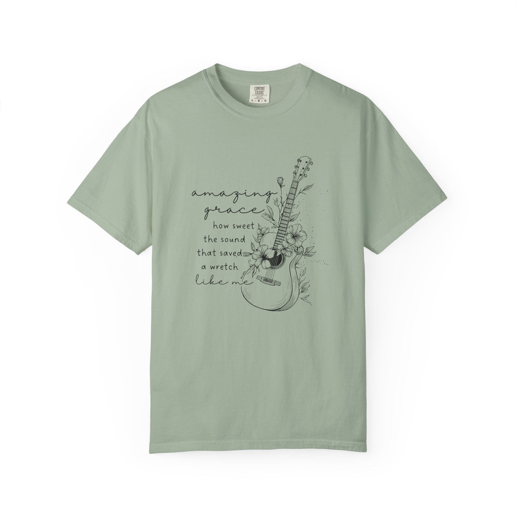 Acoustic Guitar 'Amazing Grace' Graphic T-Shirt