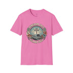 Kingdom Salt Island Soul T-Shirt — Cross, Waves & Tropical Floral Faith Tee