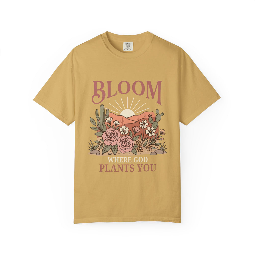 Daughter of the King T-Shirt — Floral Cowboy Hat Christian Tee