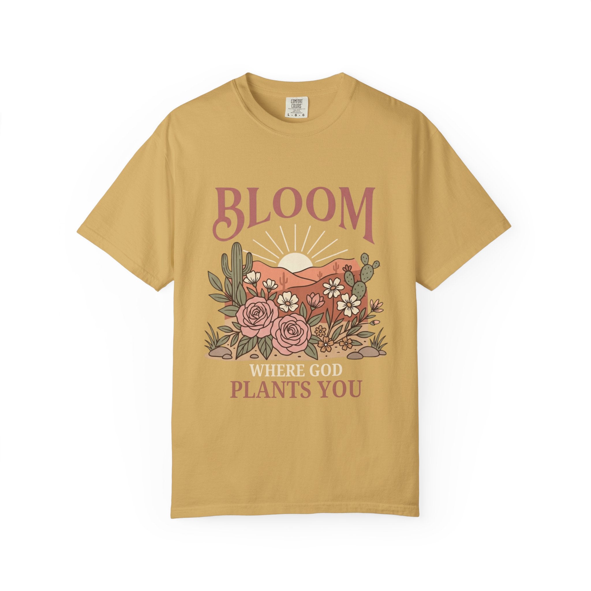 Daughter of the King T-Shirt — Floral Cowboy Hat Christian Tee