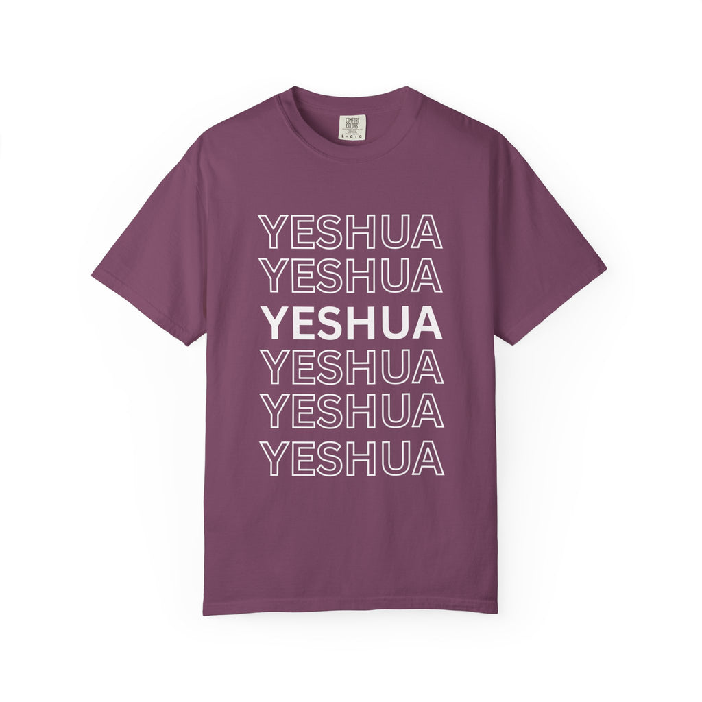 Yeshua Repeat Tee — Christian Faith Graphic T-Shirt