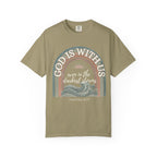 Christian ‘God Is With Us’ Rainbow T-Shirt — Faith-Based Inspirational Tee