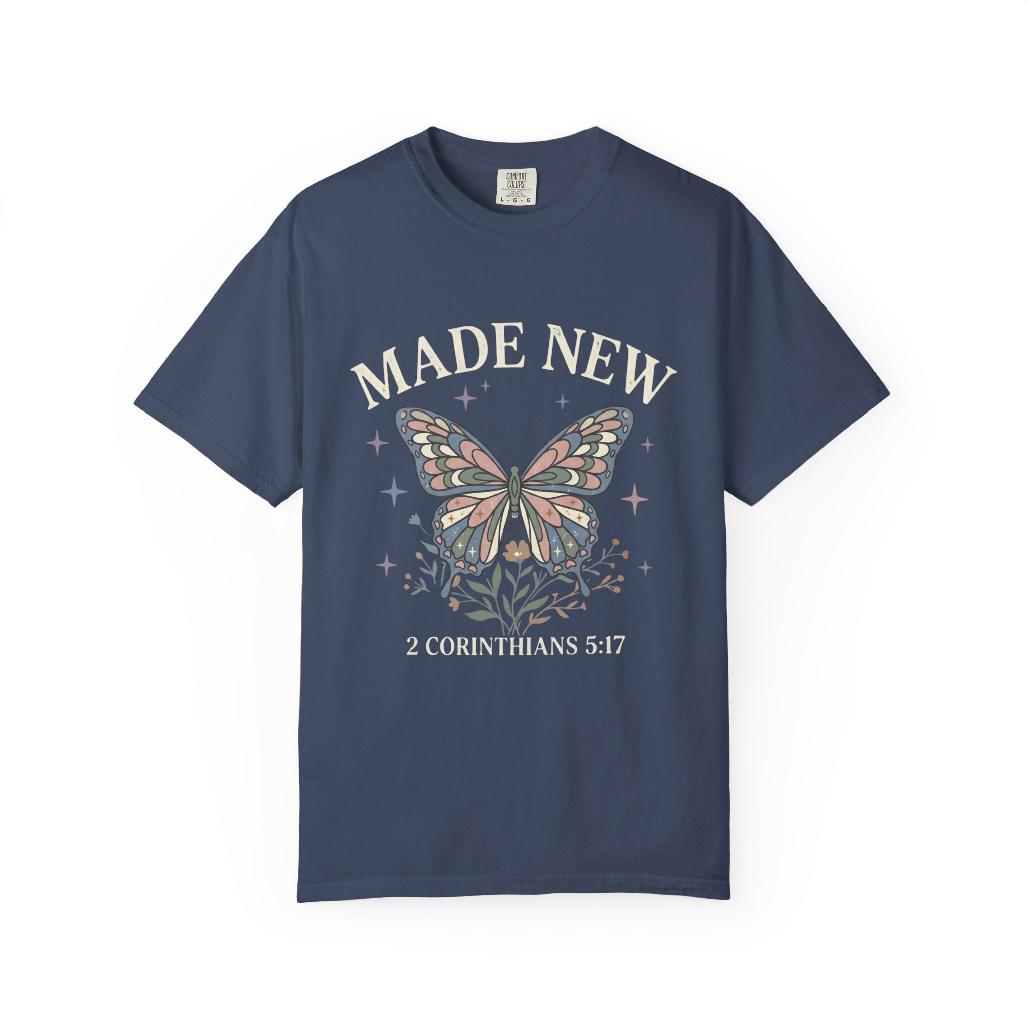 Made New Butterfly T-Shirt — Vintage Botanical Monarch Graphic Tee