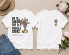 Old Rugged Crows T-Shirt — Floral Christian Faith Tee