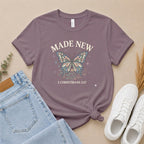Made New Butterfly T-Shirt — 2 Corinthians 5:17 Christian Faith Tee