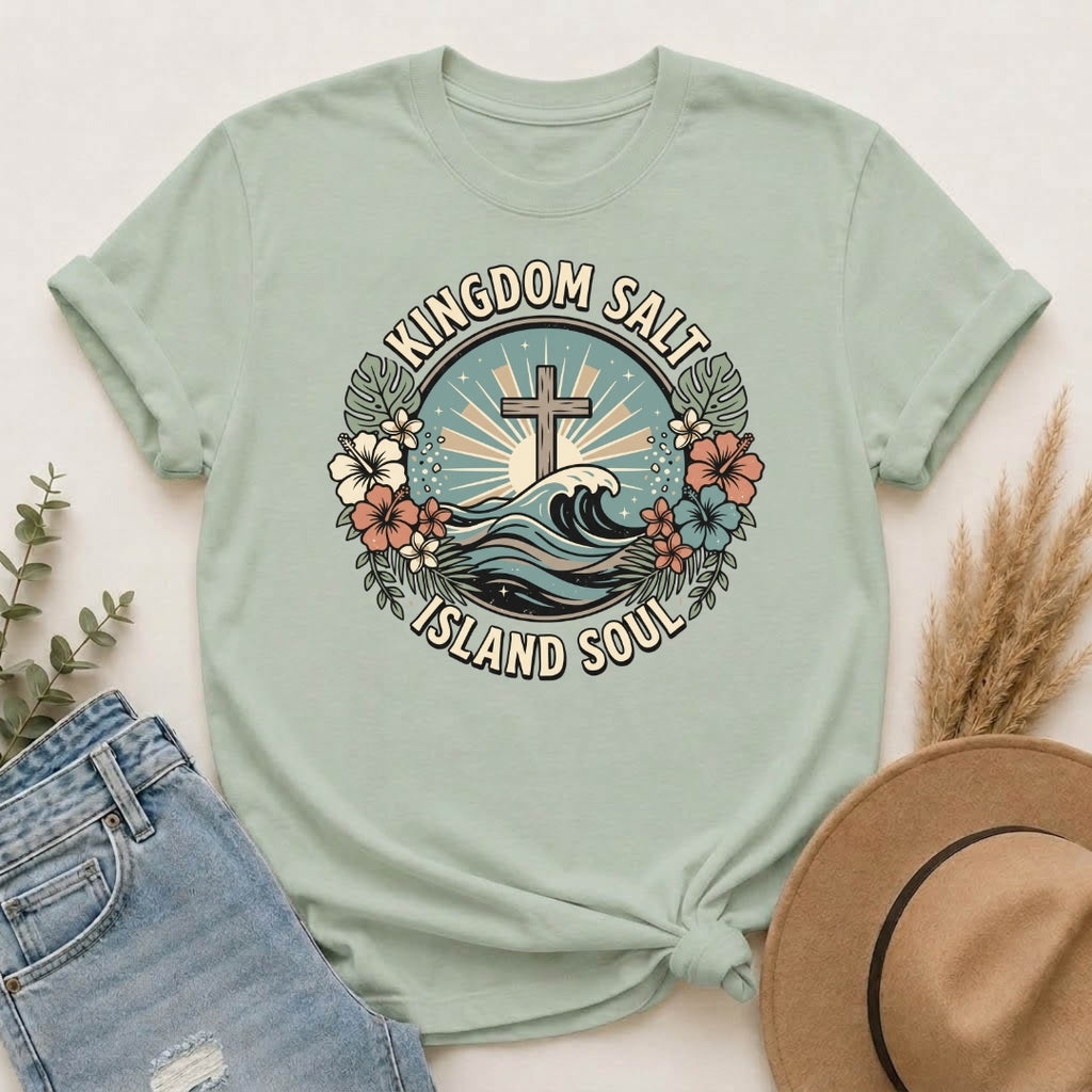 Kingdom Salt Island Soul T-Shirt — Faith & Surf Graphic Tee