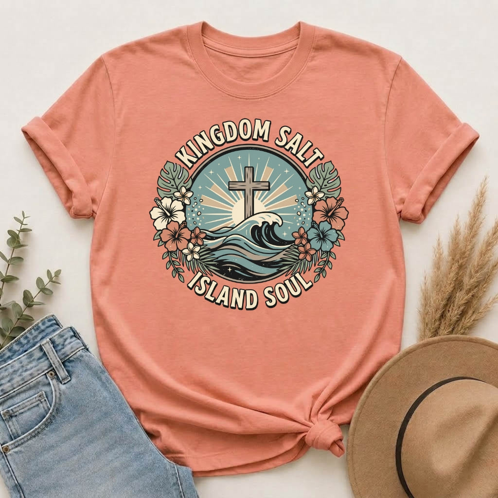 Kingdom Salt Island Soul T-Shirt — Faith & Surf Graphic Tee