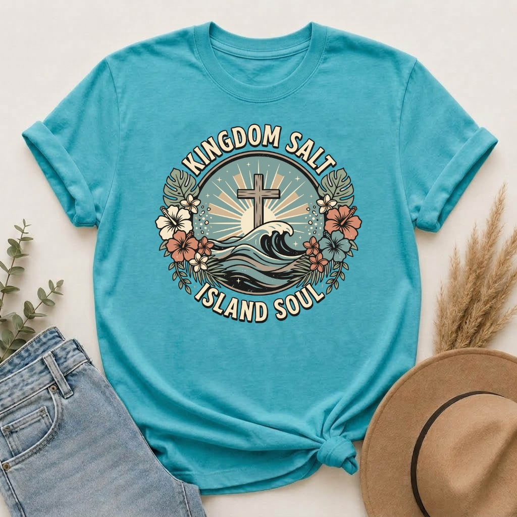 Kingdom Salt Island Soul T-Shirt — Faith & Surf Graphic Tee