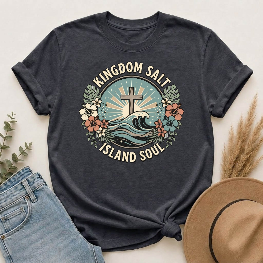Kingdom Salt Island Soul T-Shirt — Faith & Surf Graphic Tee