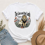 The Lion and the Lamb T-Shirt – Christian Scripture Tee (Revelation 5:5-6)