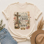 Vintage Christian T-Shirt — "I Will Cling to the Old Rugged Cross"