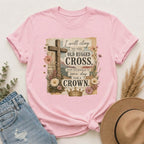 Vintage Christian T-Shirt — "I Will Cling to the Old Rugged Cross"