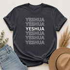 Yeshua Repeat Tee — Christian Faith Graphic T-Shirt