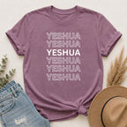 Yeshua Repeat Tee — Christian Faith Graphic T-Shirt