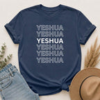 Yeshua Repeat Tee — Christian Faith Graphic T-Shirt