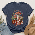 Grow in Faith Mushroom T-Shirt — Spiritual Nature Graphic Tee