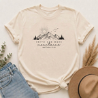 Faith Can Move Mountains T-Shirt — Matthew 17:20 Mountain Graphic Tee