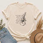 Acoustic Guitar 'Amazing Grace' Graphic T-Shirt