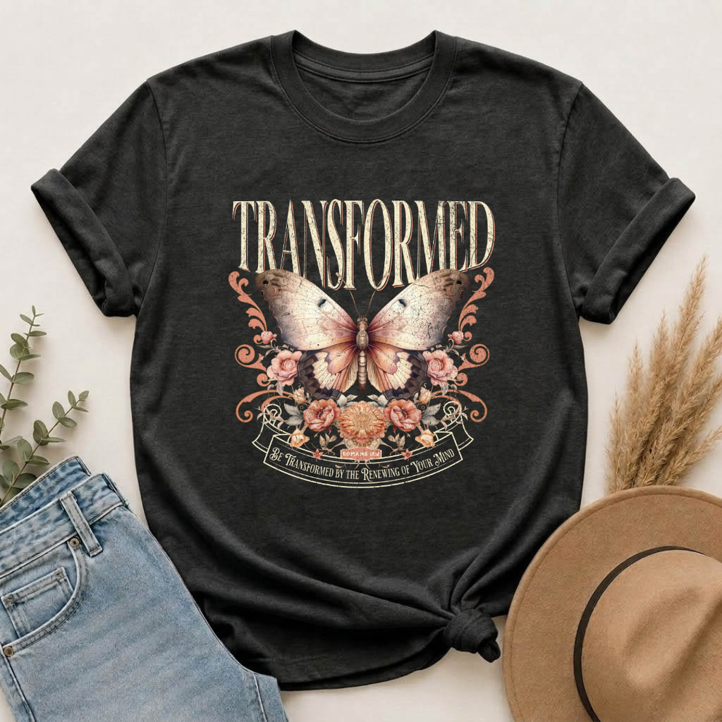 Transformed Butterfly Floral T-Shirt