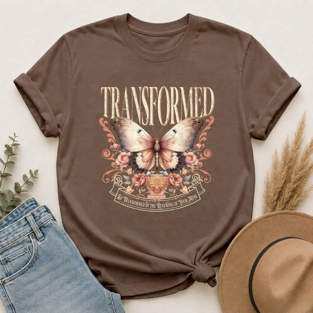 Transformed Butterfly Floral T-Shirt
