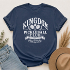 Kingdom Pickleball Club – Play With Joy | Christian Pickleball T-Shirt