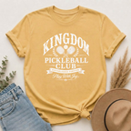 Kingdom Pickleball Club – Play With Joy | Christian Pickleball T-Shirt