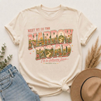 Meet Me on the Narrow Road — Matthew 16:24 Christian T-Shirt