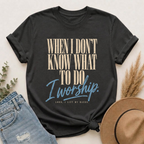 When I Don't Know What To Do I Worship T-Shirt