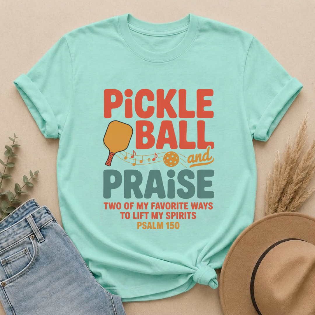 Pickleball and Praise T-Shirt