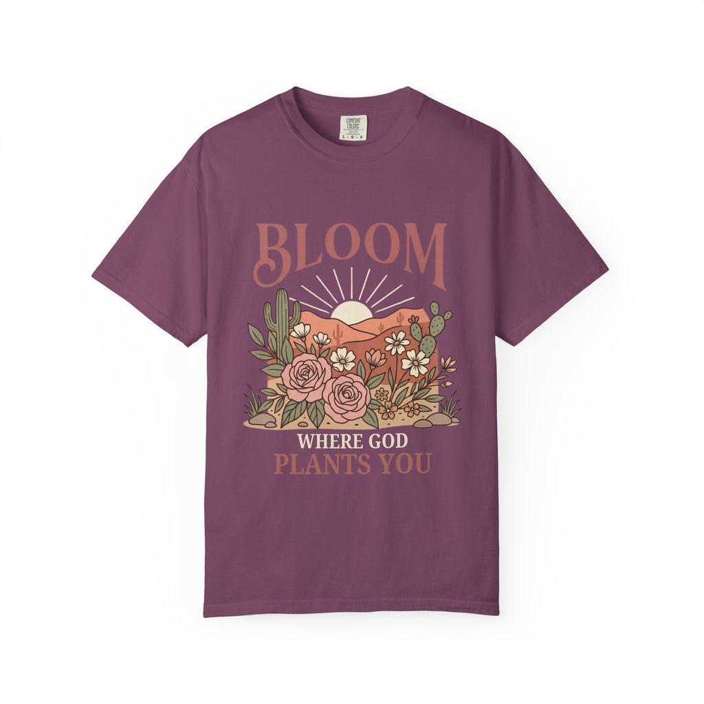 Daughter of the King T-Shirt — Floral Cowboy Hat Christian Tee
