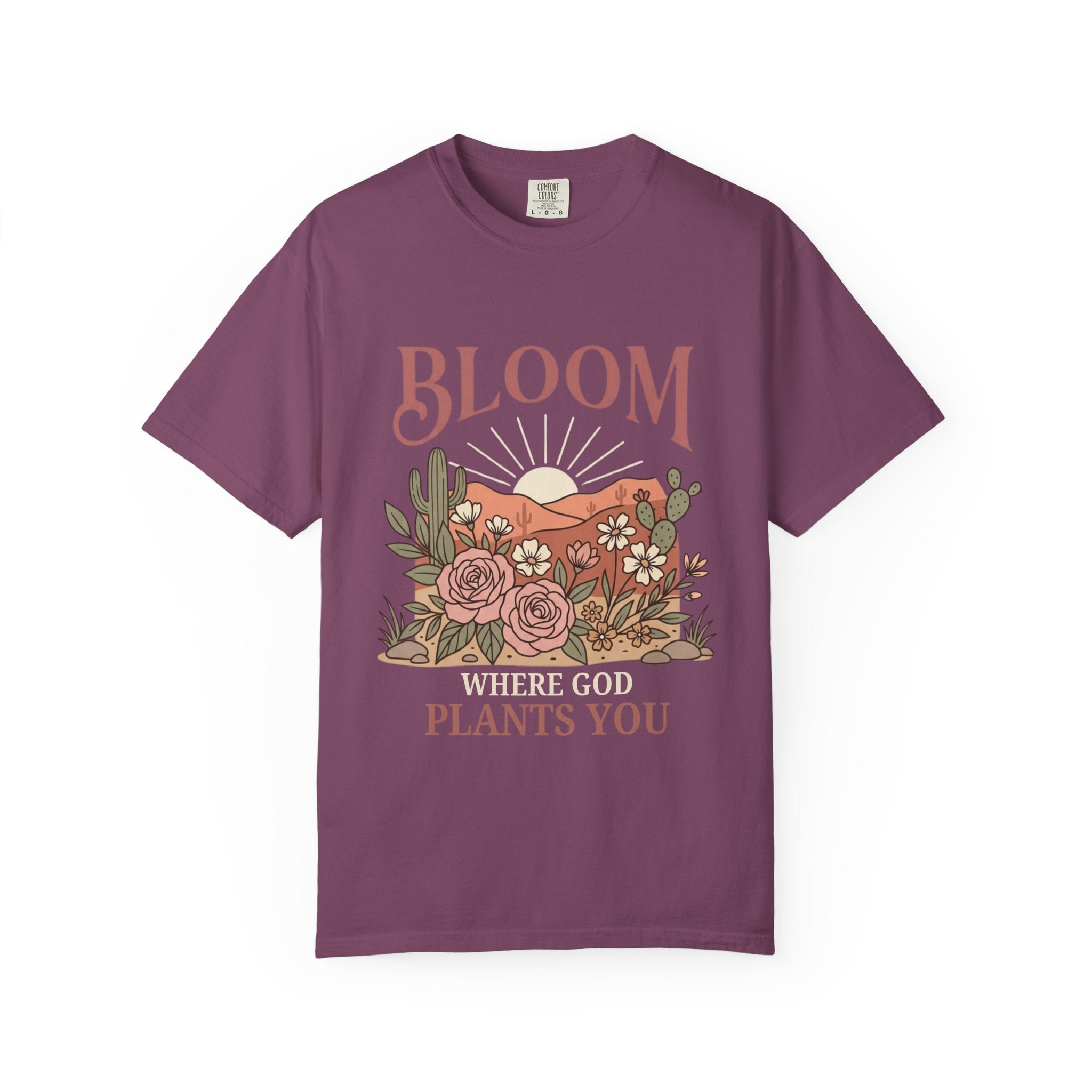 Daughter of the King T-Shirt — Floral Cowboy Hat Christian Tee