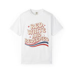 Red, White and Redeemed T-Shirt — Patriotic Christian Graphic Tee