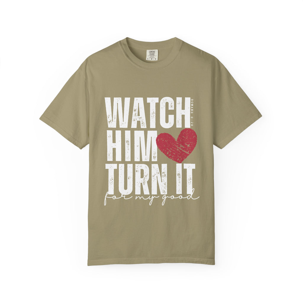 Heart Chest T-Shirt — Distressed Red Heart Pocket Tee